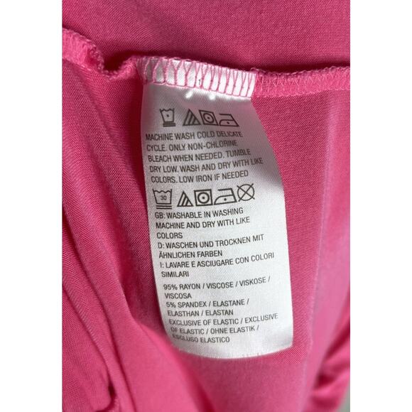 Jason Wu Pink Sundress Size Medium Midi Sleeveless Pockets Scoop Neck - Picture 9 of 10